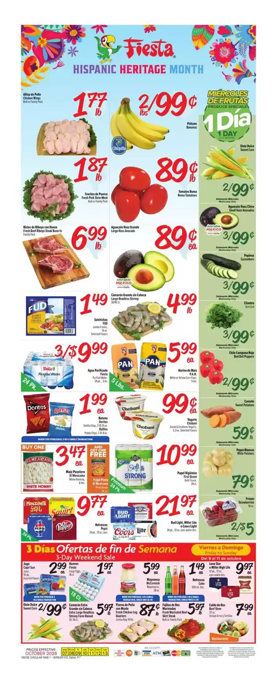 Fiesta Mart catalogue | Current special promotions | 2026-10-07T00:00:00.000Z - 2026-10-13T00:00:00.000Z