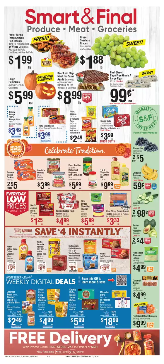 Smart & Final catalogue in Buena Park CA | Top deals for all customers | 2026-10-07T00:00:00.000Z - 2026-10-08T00:00:00.000Z