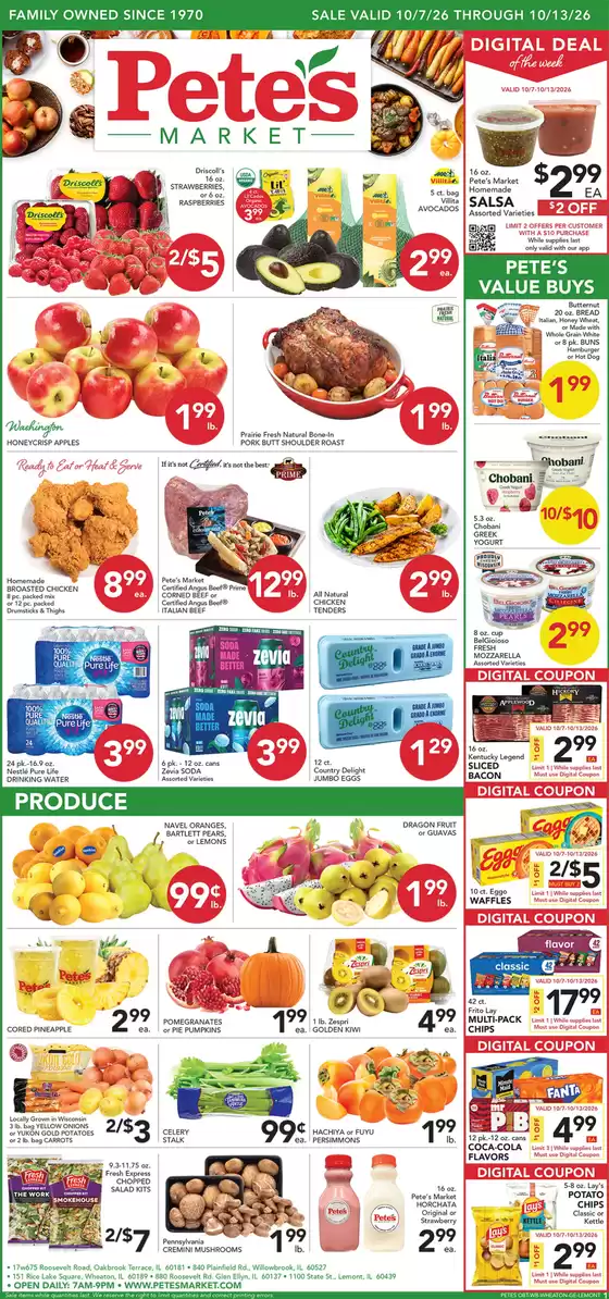 Pete's Fresh Market catalogue in Crest Hill IL | Great offer for bargain hunters | 2026-10-07T00:00:00.000Z - 2026-10-13T00:00:00.000Z