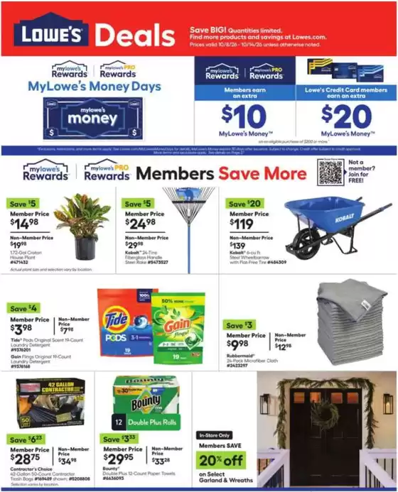 Lowe's catalogue | Exclusive bargains | 2026-10-08T00:00:00.000Z - 2026-10-14T00:00:00.000Z