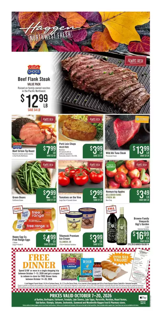 Haggen Food catalogue in Lake Stevens WA | Weekly Flyer | 2026-10-07T00:00:00.000Z - 2026-10-20T00:00:00.000Z