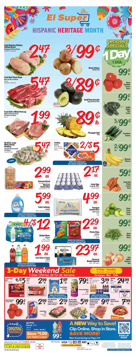 El Super catalogue | Weekly Ad Savings (10/07/26 - 10/13/26) | 2026-10-07T00:00:00.000Z - 2026-10-13T00:00:00.000Z