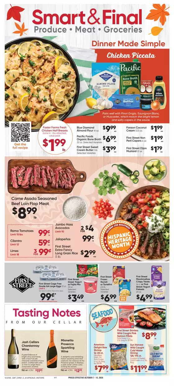 Smart & Final catalogue in Buena Park CA | Current special promotions | 2026-10-07T00:00:00.000Z - 2026-10-08T00:00:00.000Z