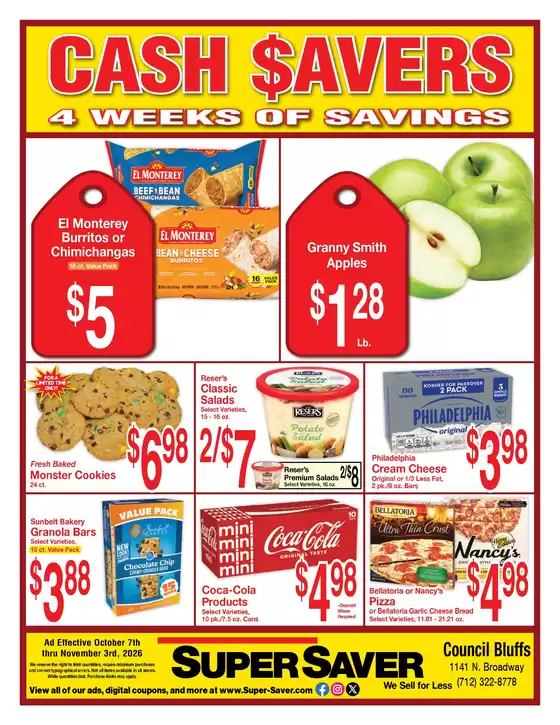 Super Saver catalogue in Omaha NE | Current bargains and offers | 2026-10-07T00:00:00.000Z - 2026-11-03T00:00:00.000Z