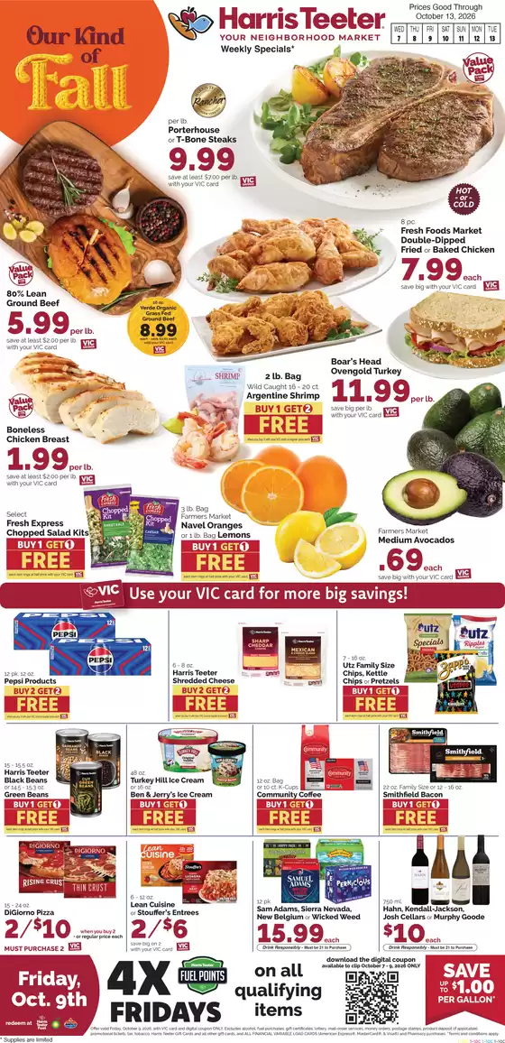 Harris Teeter catalogue in Ft Myer VA | Our best deals for you | 2026-10-07T00:00:00.000Z - 2026-10-13T00:00:00.000Z