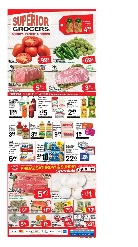 Superior Grocers catalogue | Weekly Specials | 2026-10-07T00:00:00.000Z - 2026-10-13T00:00:00.000Z
