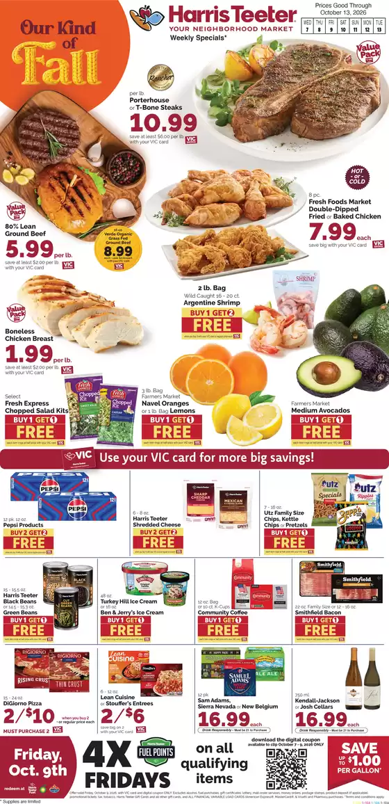 Harris Teeter catalogue in Ft Myer VA | Top offers for smart savers | 2026-10-07T00:00:00.000Z - 2026-10-13T00:00:00.000Z