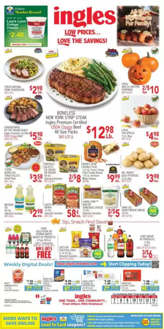 Ingles Markets catalogue | Top offers for smart savers | 2026-10-07T00:00:00.000Z - 2026-10-13T00:00:00.000Z