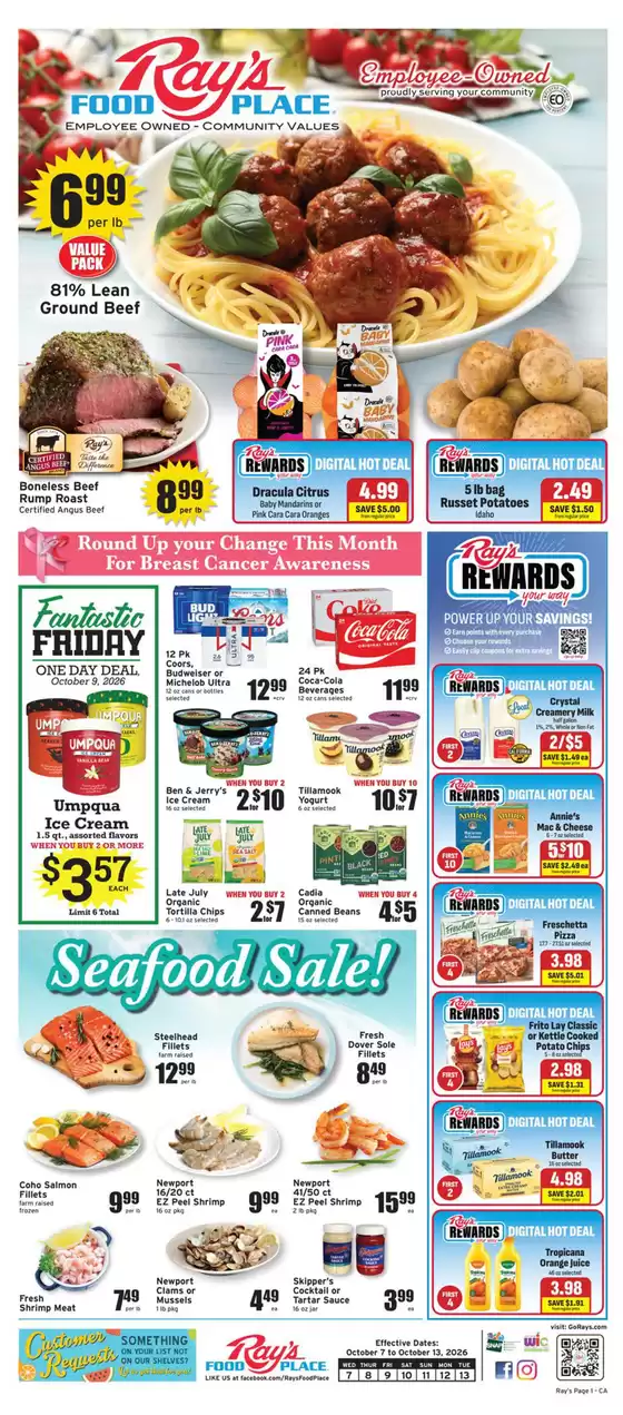 Ray's Food catalogue | Rays Food weekly ad | 2026-10-07T00:00:00.000Z - 2026-10-13T00:00:00.000Z