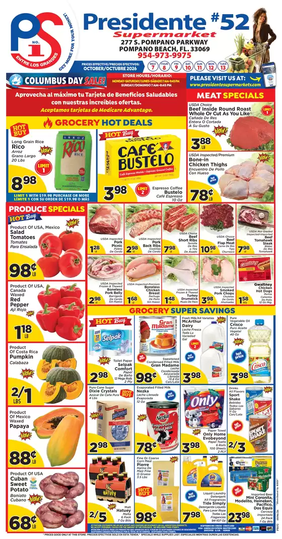 Presidente catalogue in Jupiter FL | Discounts and promotions | 2026-10-07T00:00:00.000Z - 2026-10-13T00:00:00.000Z
