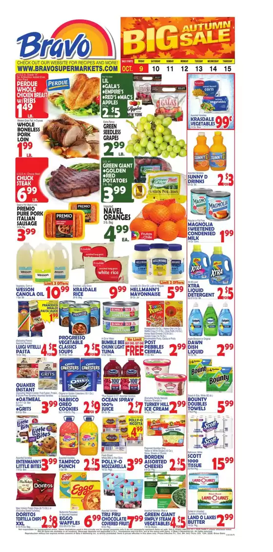 Bravo Supermarkets catalogue in Paramus NJ | Great offer for bargain hunters | 2026-10-09T00:00:00.000Z - 2026-10-15T00:00:00.000Z