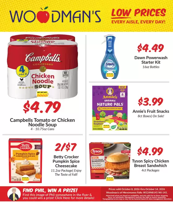 Woodman's catalogue | Special offers for you | 2026-10-08T00:00:00.000Z - 2026-10-14T00:00:00.000Z