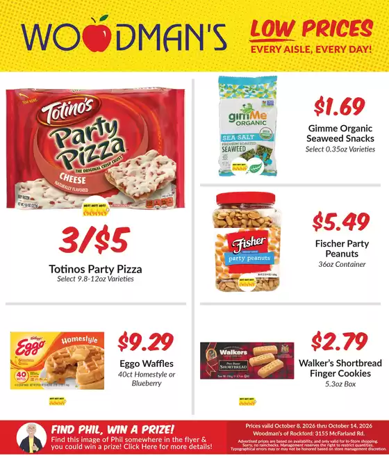 Woodman's catalogue | Exclusive deals for our customers | 2026-10-08T00:00:00.000Z - 2026-10-14T00:00:00.000Z