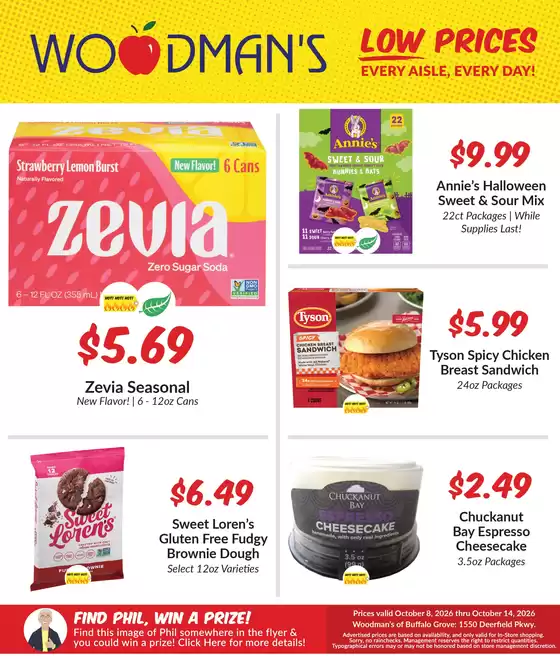 Woodman's catalogue in Wilmette IL | Current bargains and offers | 2026-10-08T00:00:00.000Z - 2026-10-14T00:00:00.000Z