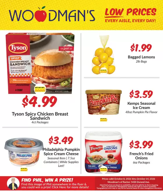 Woodman's catalogue | Our best deals for you | 2026-10-08T00:00:00.000Z - 2026-10-14T00:00:00.000Z