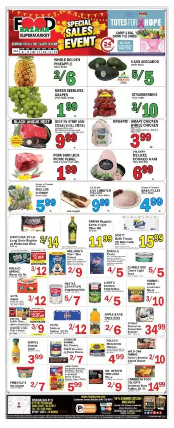 Food Bazaar catalogue in Paramus NJ | Top offers for all bargain hunters | 2026-10-08T00:00:00.000Z - 2026-10-14T00:00:00.000Z