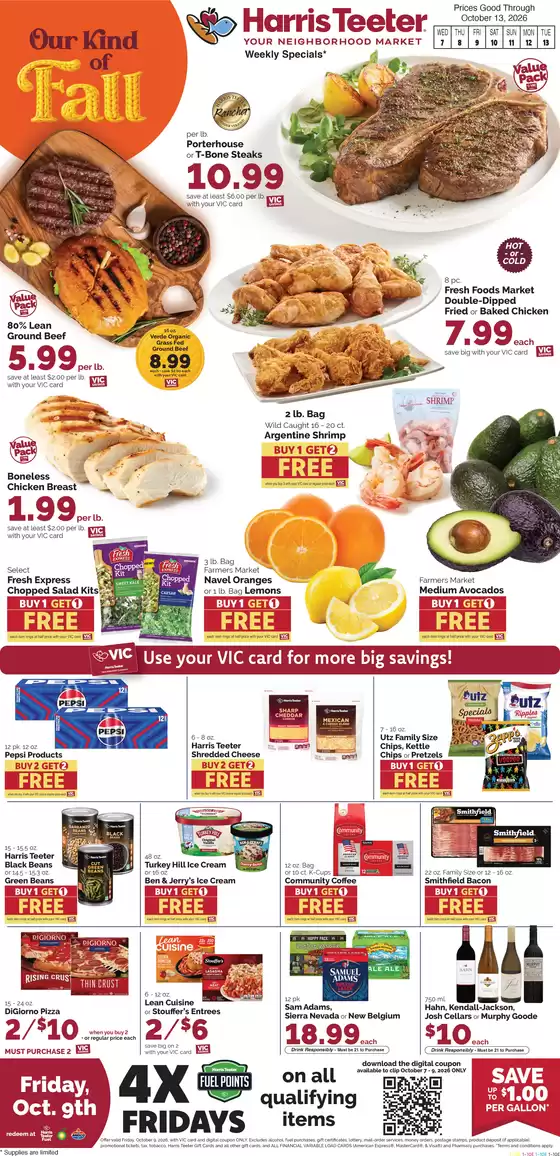 Harris Teeter catalogue in High Point NC | Discover attractive offers | 2026-10-07T00:00:00.000Z - 2026-10-13T00:00:00.000Z