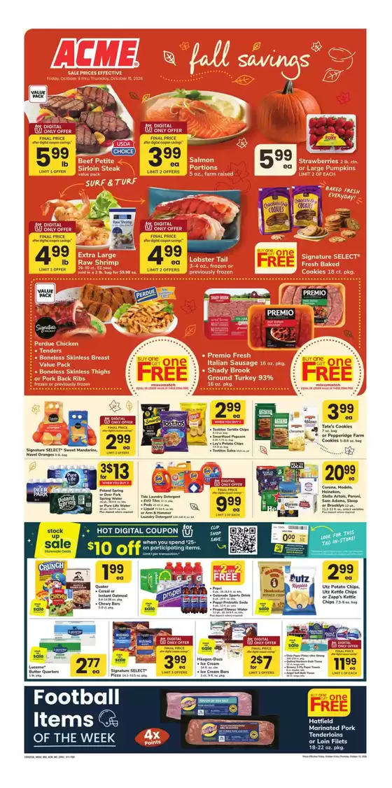ACME catalogue in Hyde Park NY | Weekly Ad | 2026-10-09T00:00:00.000Z - 2026-10-15T00:00:00.000Z