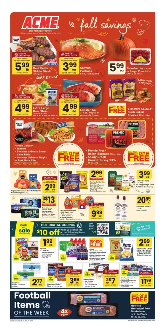 ACME catalogue in Hamilton NJ | Weekly Ad | 2026-10-09T00:00:00.000Z - 2026-10-15T00:00:00.000Z