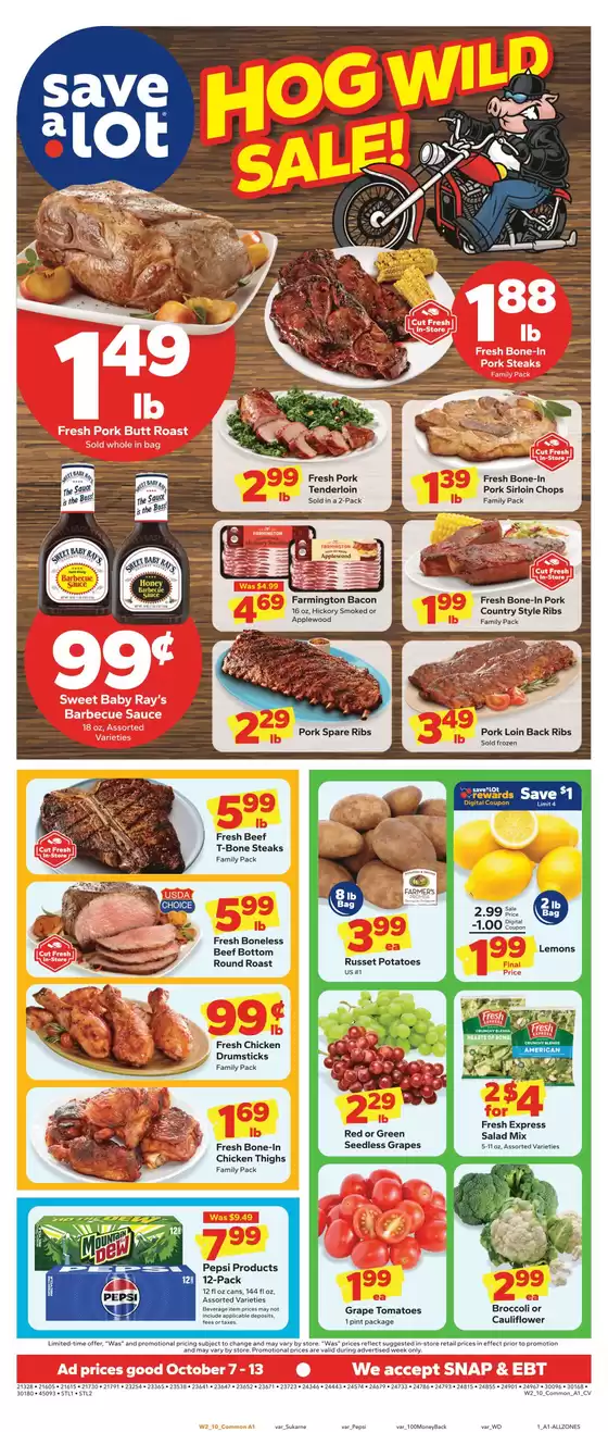 Save a Lot catalogue in Oak Forest IL | Top offers for smart savers | 2026-10-07T00:00:00.000Z - 2026-10-13T00:00:00.000Z