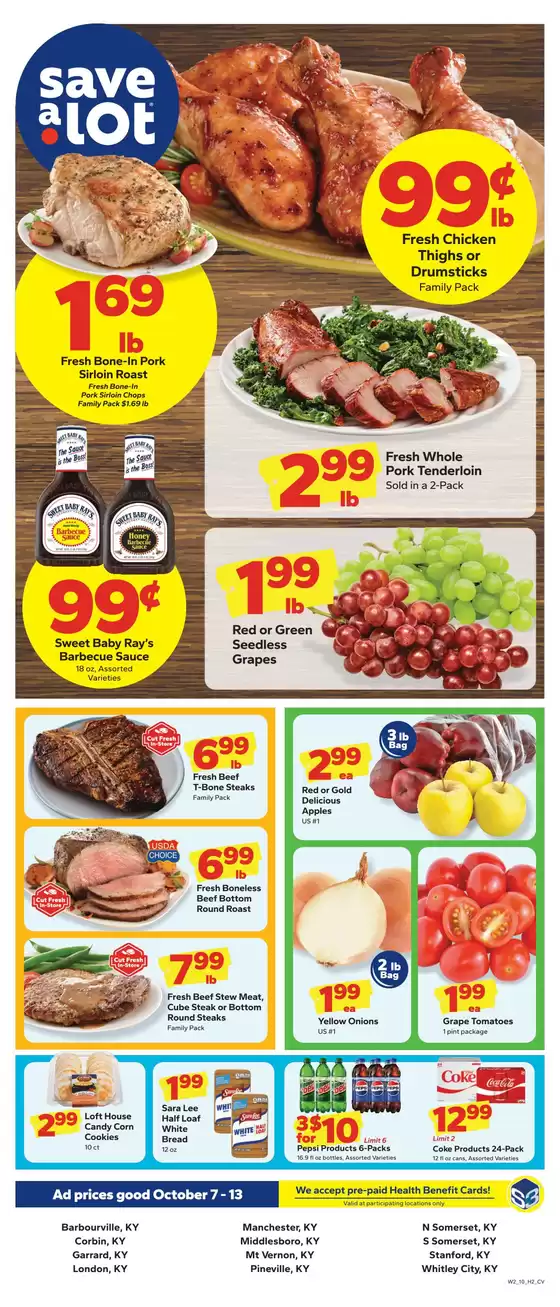 Save a Lot catalogue in Barbourville KY | Top offers for all bargain hunters | 2026-10-07T00:00:00.000Z - 2026-10-13T00:00:00.000Z