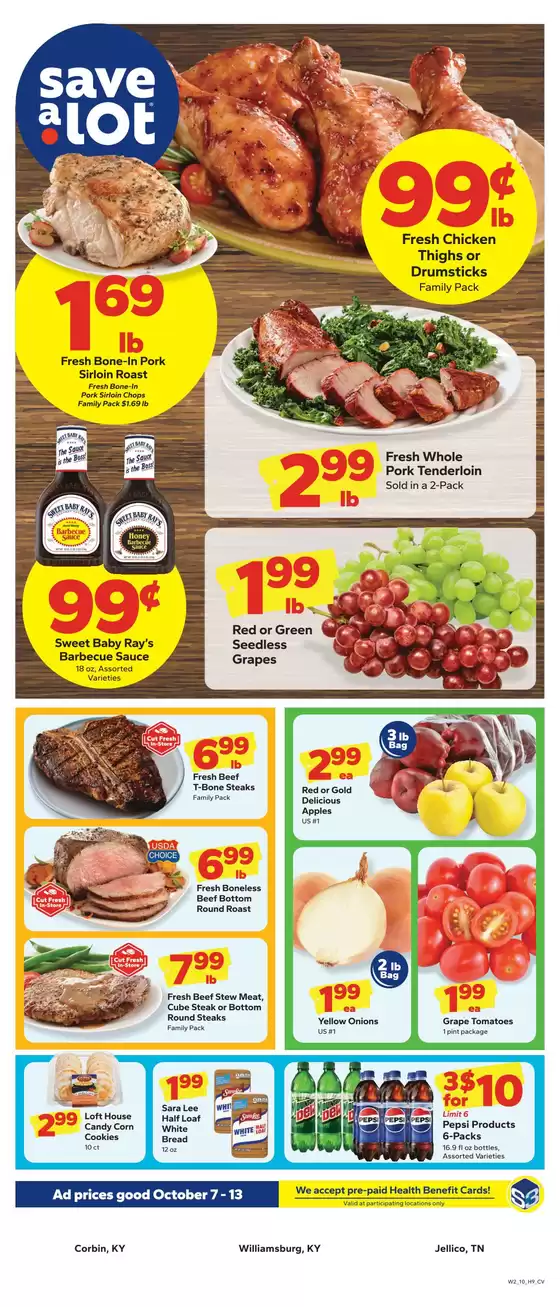 Save a Lot catalogue in Barbourville KY | Our best bargains | 2026-10-07T00:00:00.000Z - 2026-10-13T00:00:00.000Z