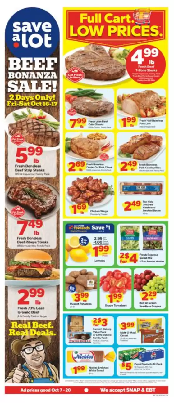 Save a Lot catalogue | Great discounts on selected products | 2026-10-07T00:00:00.000Z - 2026-10-20T00:00:00.000Z