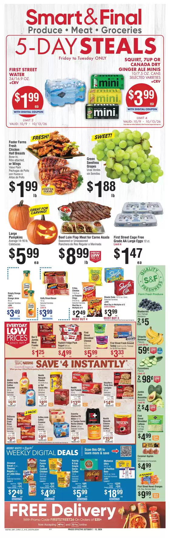 Smart & Final catalogue in Orange CA | Special offers for you | 2026-10-09T00:00:00.000Z - 2026-10-13T00:00:00.000Z