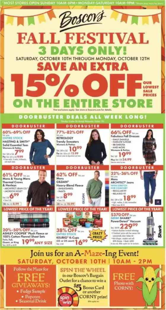 Boscov's catalogue | Weekly Ads Boscov's | 2026-10-08T00:00:00.000Z - 2026-10-14T00:00:00.000Z