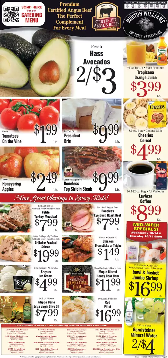 Morton Williams catalogue | Morton Williams weekly ad | 2026-10-09T00:00:00.000Z - 2026-10-15T00:00:00.000Z