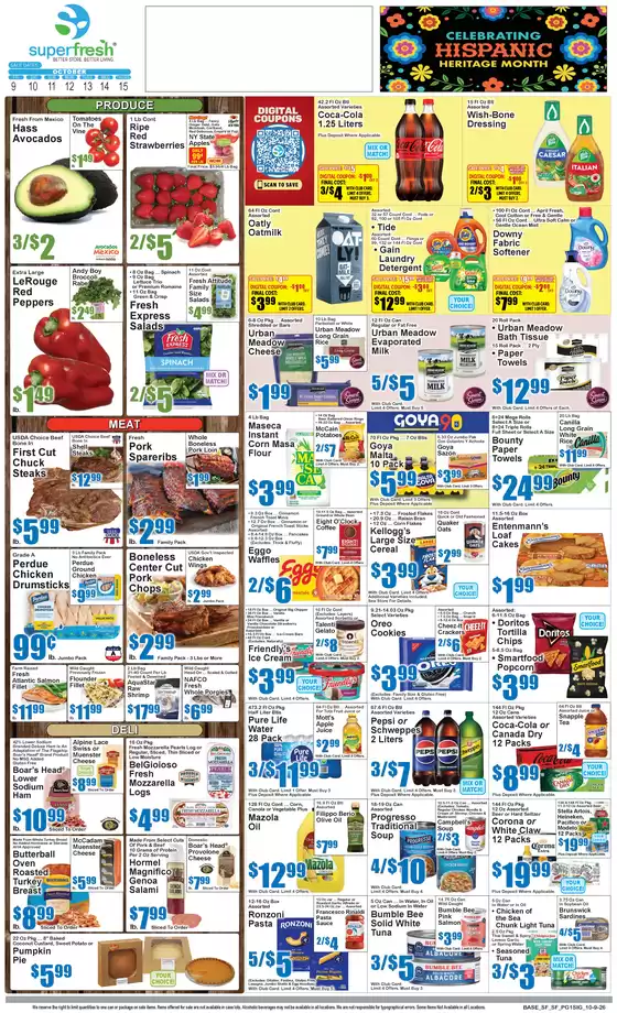 Super Fresh catalogue | Super Fresh weekly ad | 2026-10-09T00:00:00.000Z - 2026-10-15T00:00:00.000Z