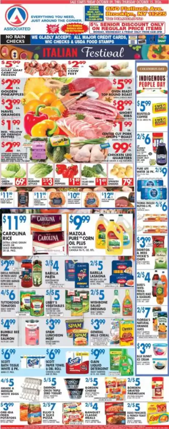 Associated catalogue | Current special promotions | 2026-10-09T00:00:00.000Z - 2026-10-15T00:00:00.000Z