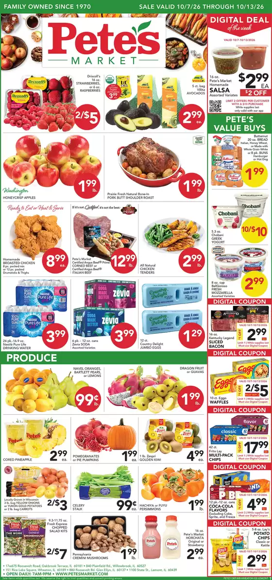 Pete's Fresh Market catalogue | Attractive special offers for everyone | 2026-10-07T00:00:00.000Z - 2026-10-13T00:00:00.000Z