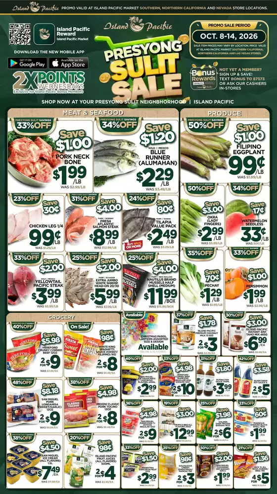 Island Pacific Market catalogue in Stanton CA | IP Freshop Weekly Full Ad OCT 8 14 2026 | 2026-10-08T00:00:00.000Z - 2026-10-14T00:00:00.000Z