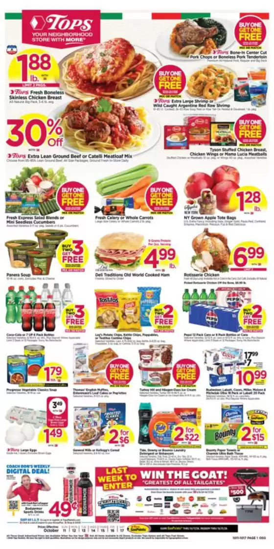 Tops catalogue in Tonawanda NY | Tops weekly ad | 2026-10-11T00:00:00.000Z - 2026-10-17T00:00:00.000Z