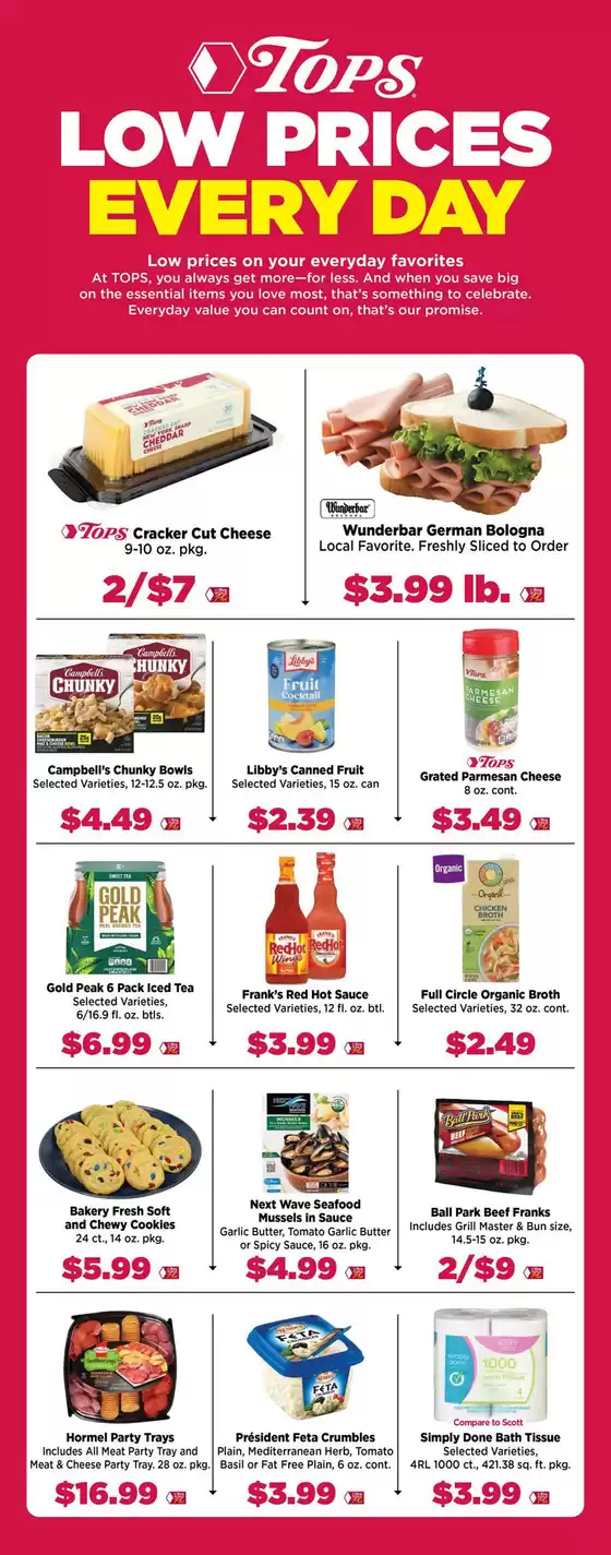 Tops catalogue in Tonawanda NY | Tops Low Prices Every Day | 2026-10-11T00:00:00.000Z - 2026-10-17T00:00:00.000Z
