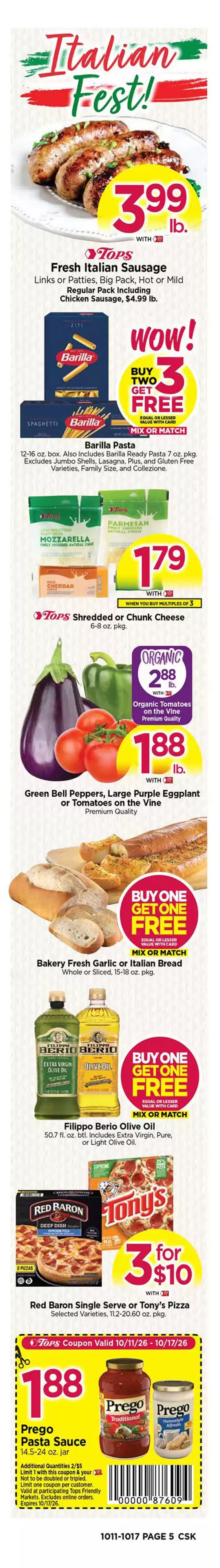 Tops catalogue in Valatie NY | Italian Fest! | 2026-10-11T00:00:00.000Z - 2026-10-17T00:00:00.000Z