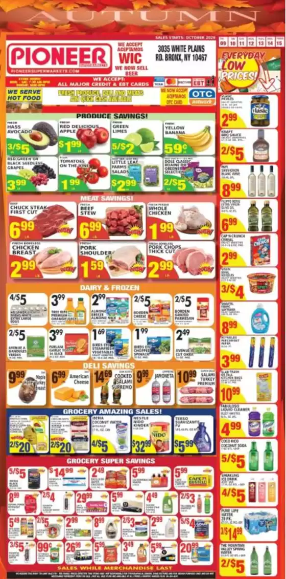 Pioneer Supermarkets catalogue in Lyndhurst NJ | Current special promotions | 2026-10-11T00:00:00.000Z - 2026-10-17T00:00:00.000Z