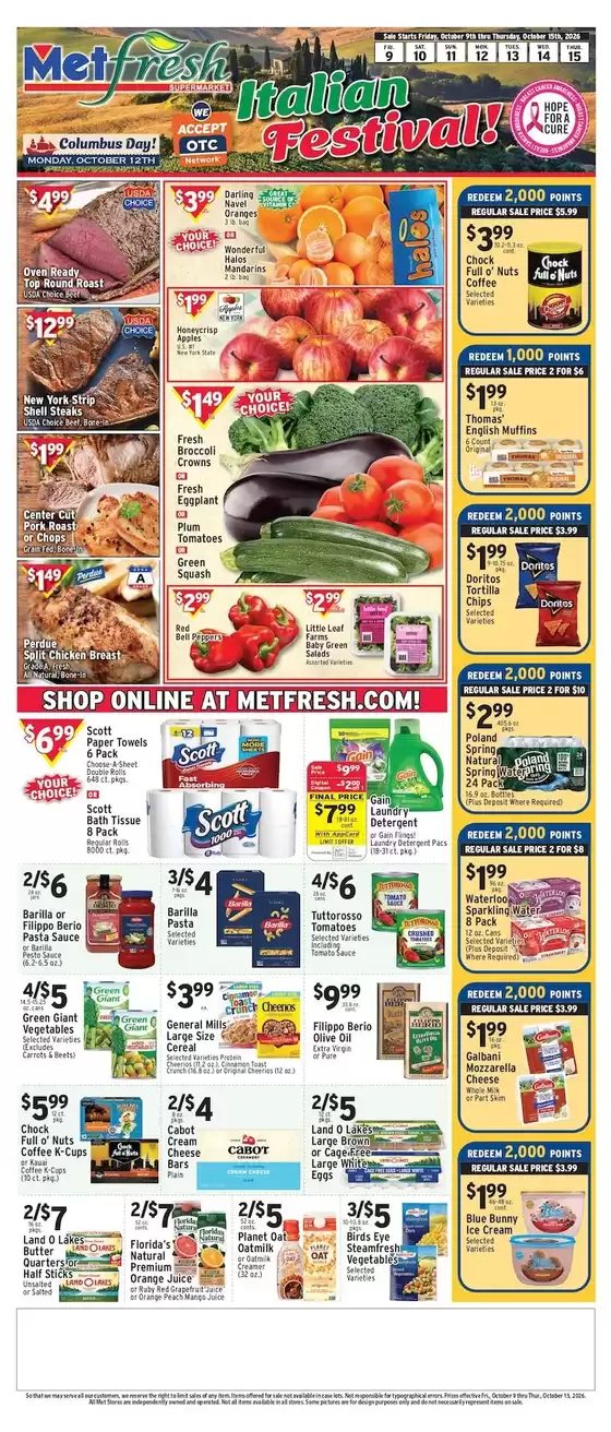 Met Foodmarkets catalogue in Lyndhurst NJ | Current special promotions | 2026-10-09T00:00:00.000Z - 2026-10-15T00:00:00.000Z