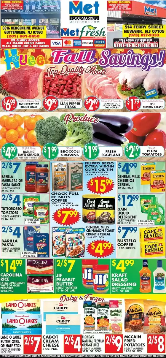 Met Foodmarkets catalogue in Lyndhurst NJ | Attractive special offers for everyone | 2026-10-11T00:00:00.000Z - 2026-10-17T00:00:00.000Z