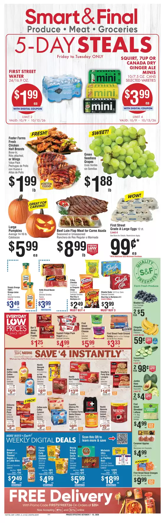 Smart & Final catalogue in Fresno CA | Our best bargains | 2026-10-09T00:00:00.000Z - 2026-10-13T00:00:00.000Z