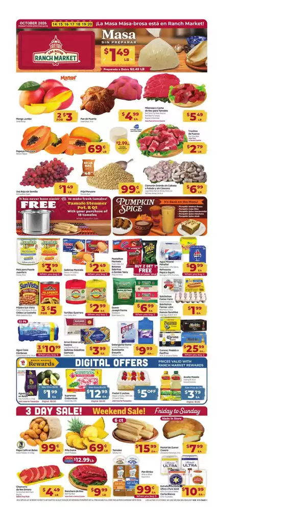 Los Altos Ranch Market catalogue in Chandler AZ | Top offers for smart savers | 2026-10-14T00:00:00.000Z - 2026-10-20T00:00:00.000Z