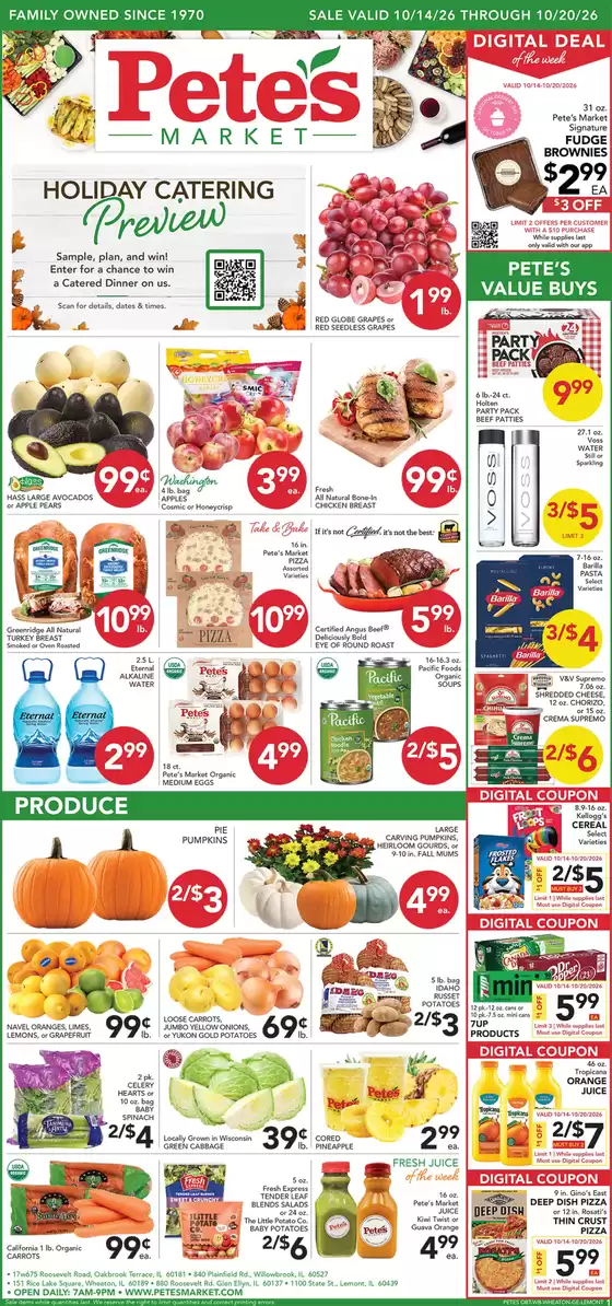 Pete's Fresh Market catalogue in Darien IL | Our best deals for you | 2026-10-14T00:00:00.000Z - 2026-10-20T00:00:00.000Z
