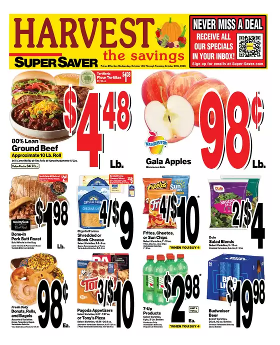 Super Saver catalogue | Exclusive bargains | 2026-10-14T00:00:00.000Z - 2026-10-20T00:00:00.000Z