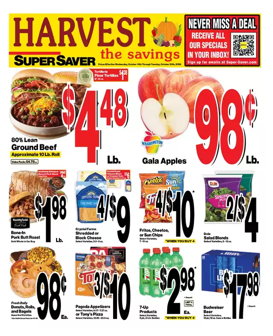 Super Saver catalogue | New offers to discover | 2026-10-14T00:00:00.000Z - 2026-10-20T00:00:00.000Z