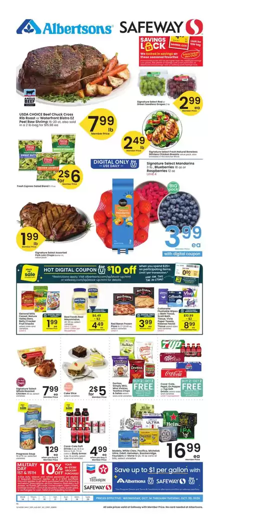 Albertsons catalogue | Current bargains and offers | 2026-10-14T00:00:00.000Z - 2026-10-20T00:00:00.000Z