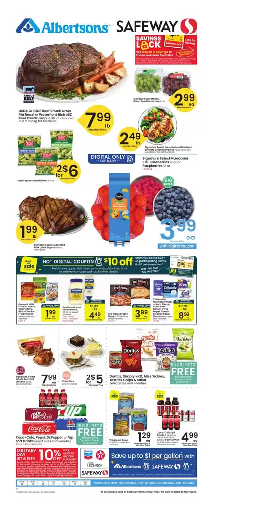 Albertsons catalogue | Exclusive bargains | 2026-10-14T00:00:00.000Z - 2026-10-20T00:00:00.000Z