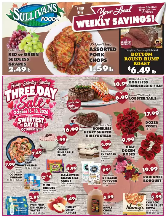 Sullivan's Foods  catalogue | Exclusive deals for our customers | 2026-10-14T00:00:00.000Z - 2026-10-20T00:00:00.000Z