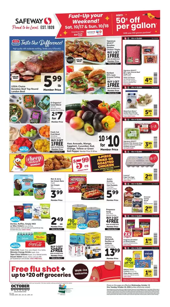 Safeway catalogue | Great discounts on selected products | 2026-10-14T00:00:00.000Z - 2026-10-20T00:00:00.000Z