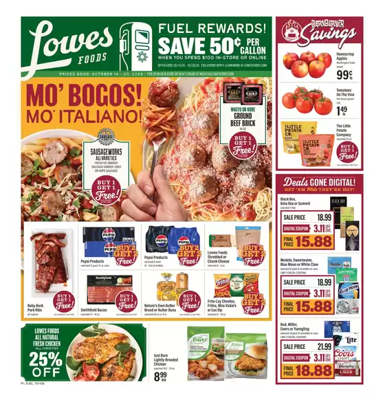 Lowes Foods catalogue | Weekly Ad | 2026-10-14T00:00:00.000Z - 2026-10-20T00:00:00.000Z